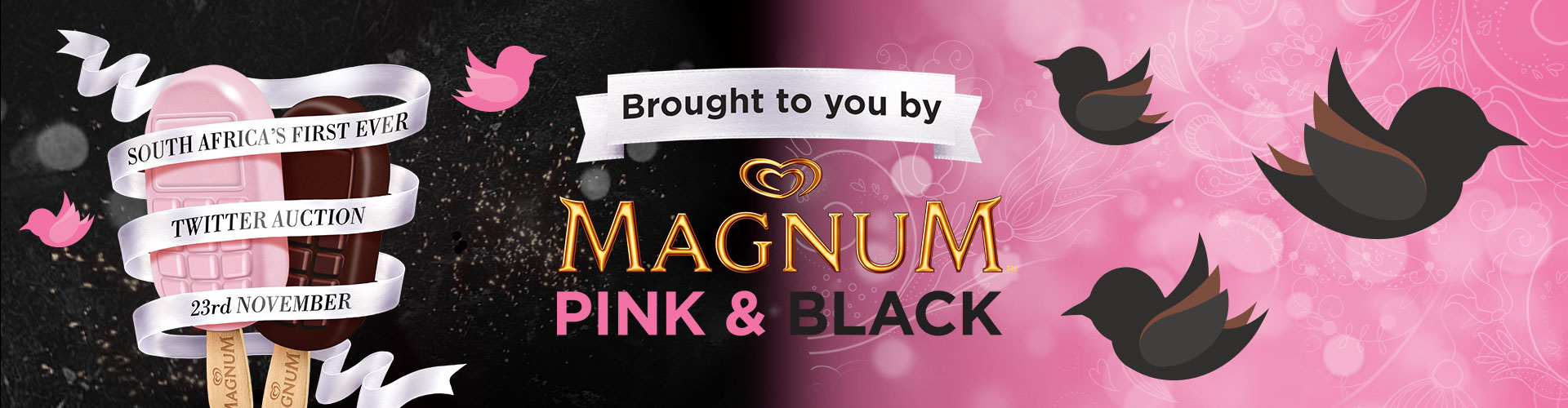 Magnum Pink & Black ‘Turning Tweets Into Currency’