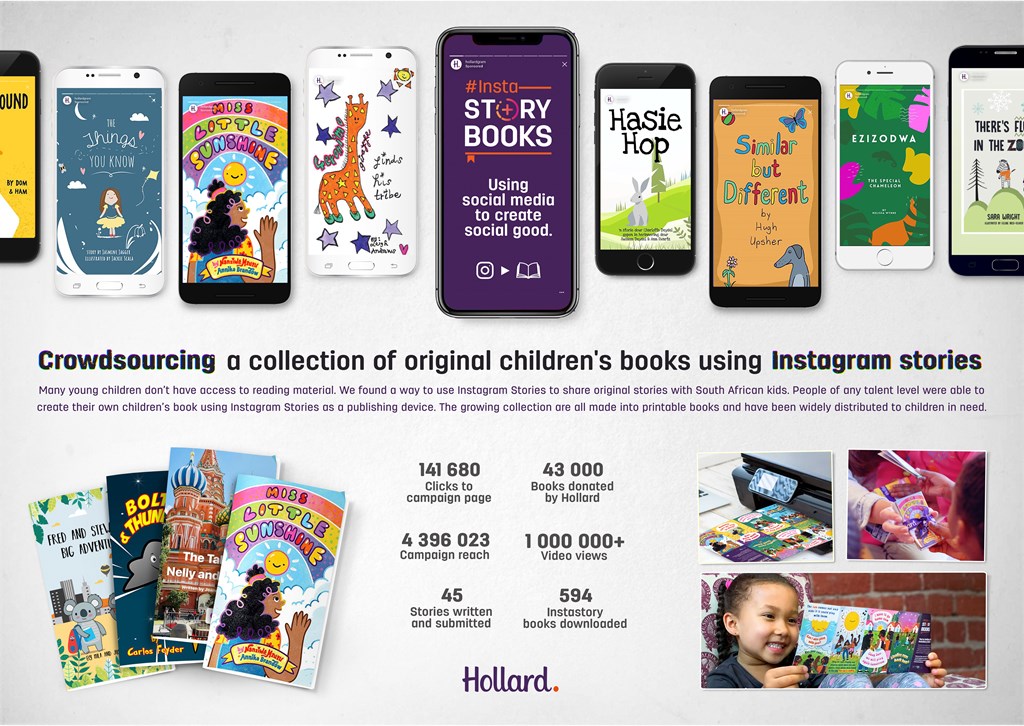 Hollard ‘InstaStory Books’ – Mobile Media