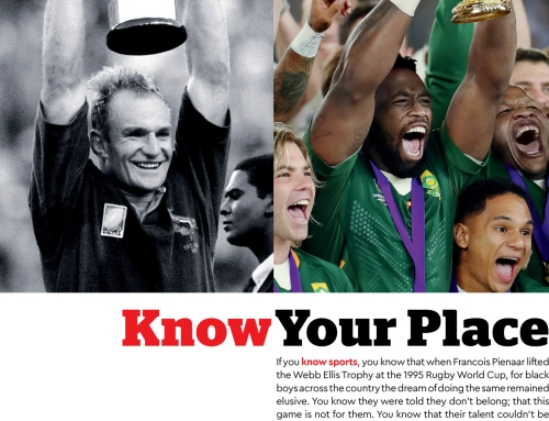 Sowetan ‘Francois Pienaar / Siya Kolisi: Know Your Place’ – Print