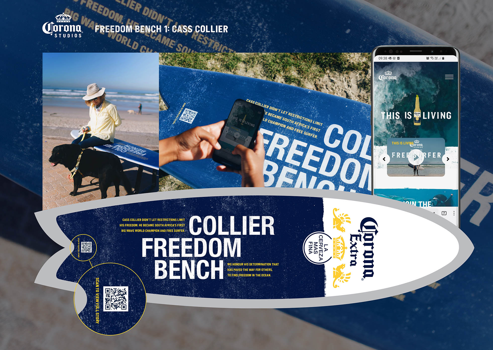 Corona ‘Freedom Benches’