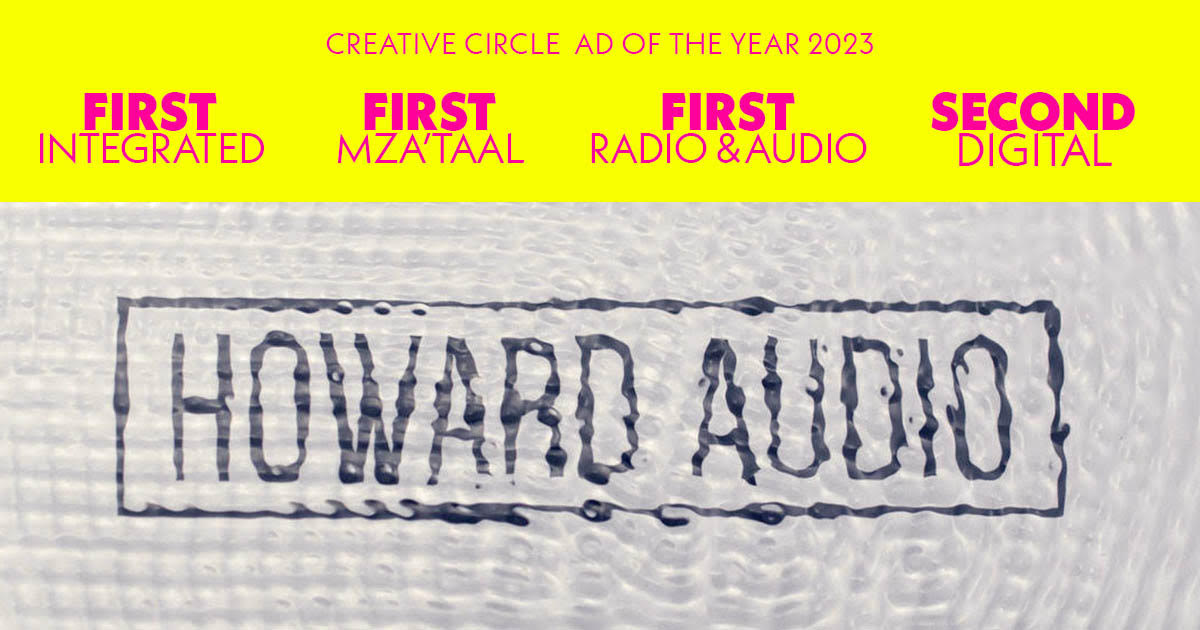 Howard Audio sweeps the floor with FOUR Creative Circle Annual Awards, leading the charge in audio