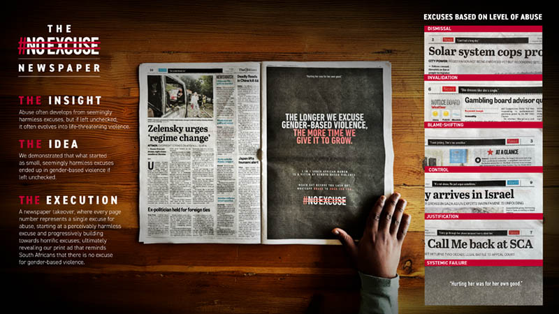 Carling Black Label ‘The No Excuse Newspaper’