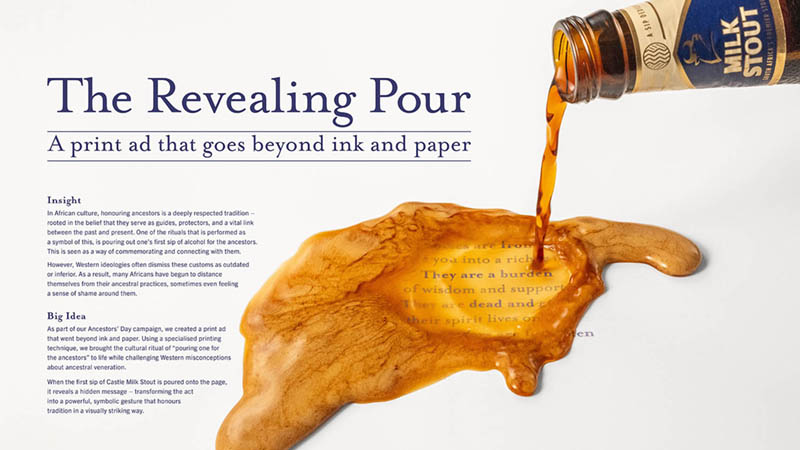 Castle Milk Stout ‘The Revealing Pour’