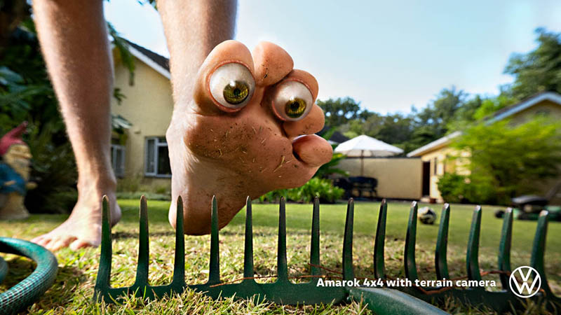 Volkswagen ‘Amarok – Eyes where you need them – Rake, Nail and Lego’