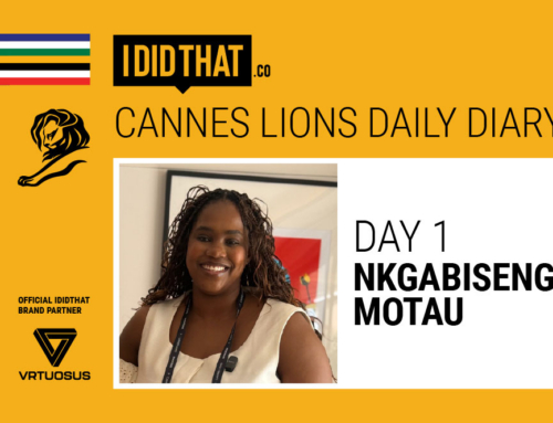 CANNES DAILY DIARY: Day 1 with Nkgabiseng Motau