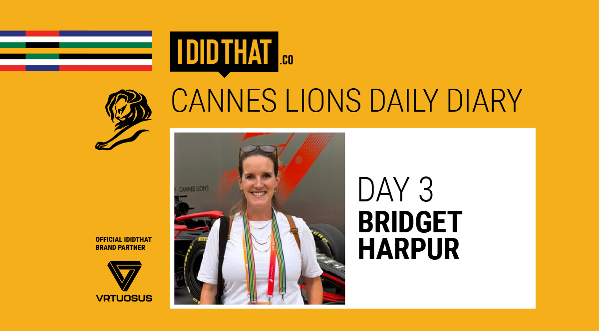 CANNES DAILY DIARY: Day 3 with Bridget Harpur